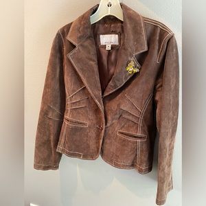 Wilson’s Leather Maxima Size M Brown Suede Jacket